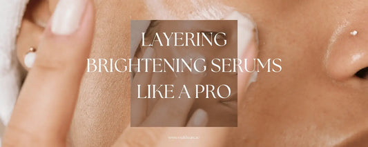 Applying layering Brightening Serums UAE for a radiant complexion like a pro.