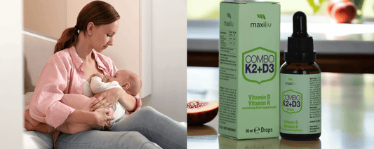 Combo D3 K2 for kids in breastfeeding and vitamins, what moms need to know.