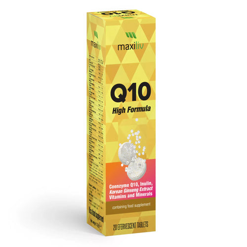 Maxiliv COQ10 High Formula - Effervescent Tablets