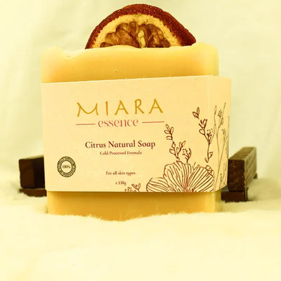 Miara Essence Citrus Natural Soap | Oil-Balancing & Clarifying