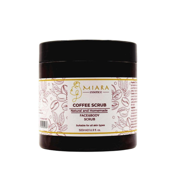 Natural Coffee Scrub -Miara Essence Coffee Scrub  for Face and Body