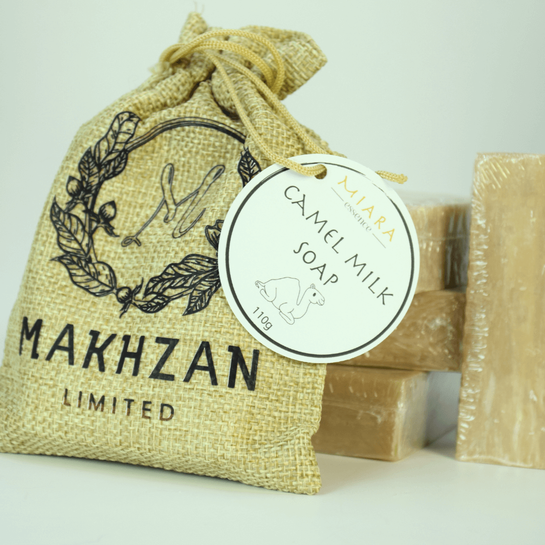 Gentle moisturizing soap with camel milk extract