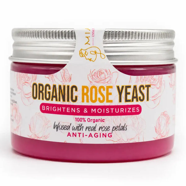 Organic Rose Yeast Face Cream - Miara Essence For Dry Skin