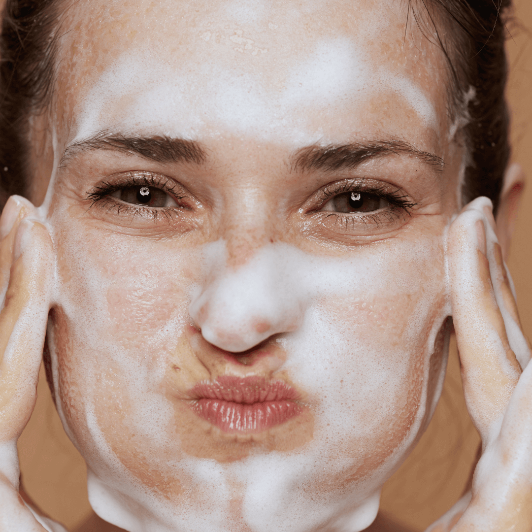 Daily use scrub soap. Soft exfoliating soap for dull skin, oily skin and dry skin 